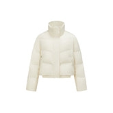 Women's Knitting Spliced Puffer Jacket